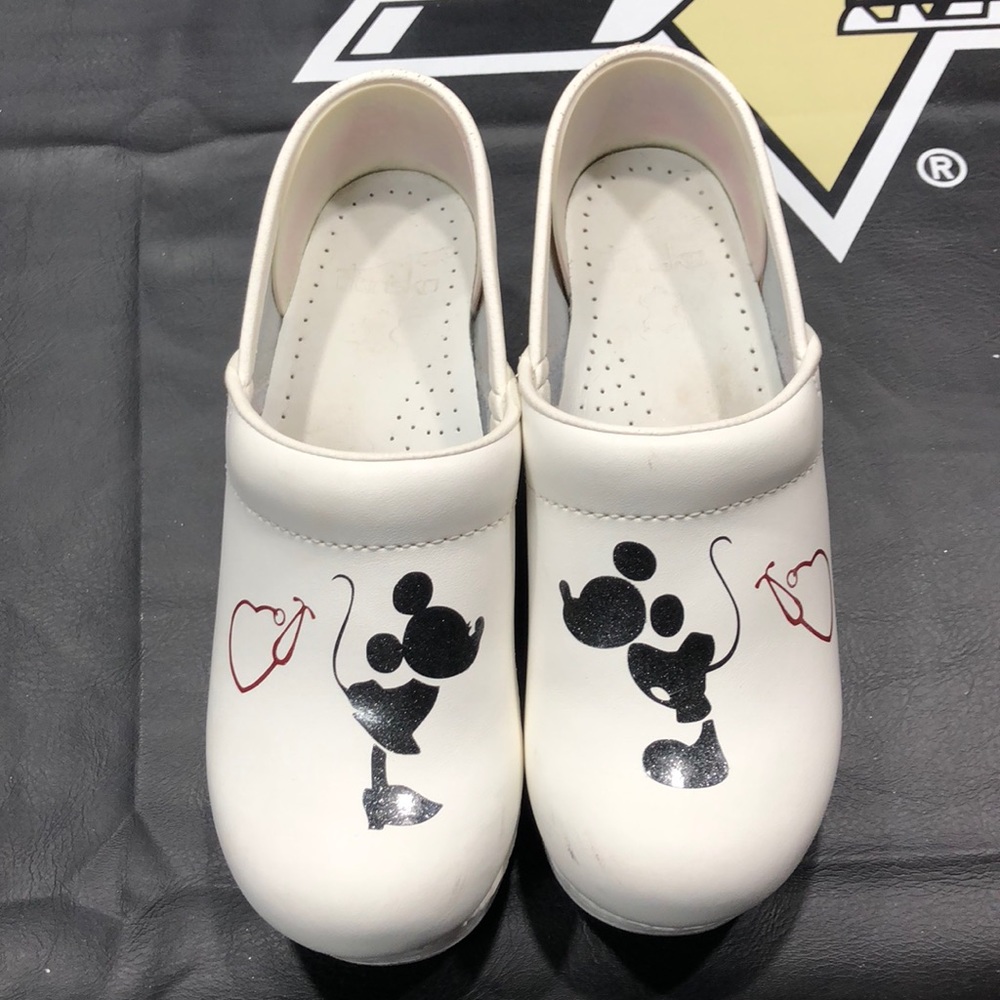 Nurse Mickey and Minnie clogs